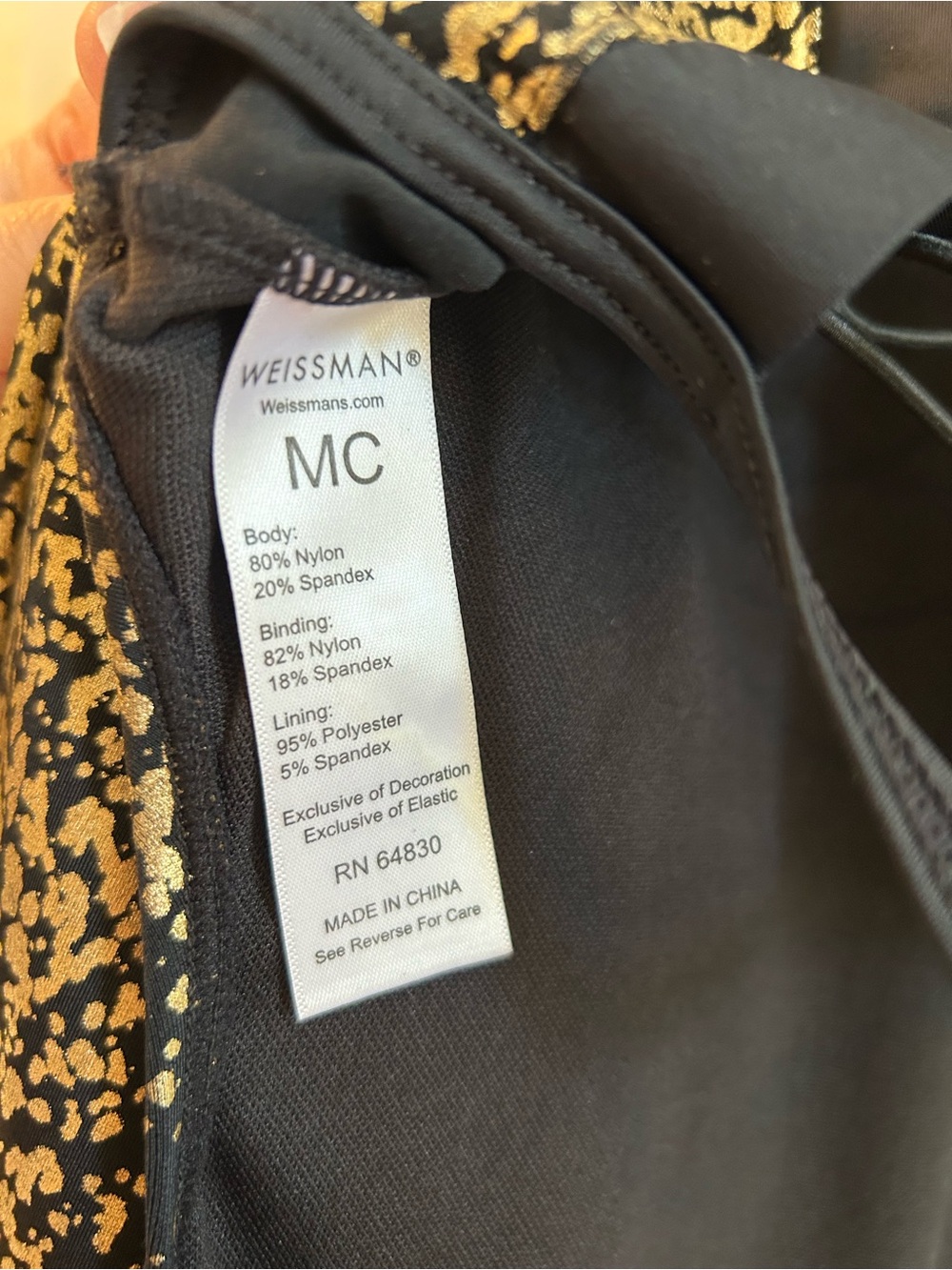 Weissman TRANSCENDENCE 11428 Dance Costume Size MC - Picture 11 of 11